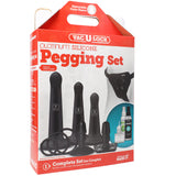 Vac-U-Lock Silicone Pegging Set Black