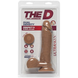 The D - Perfect D With Balls 8 Inch Caramel