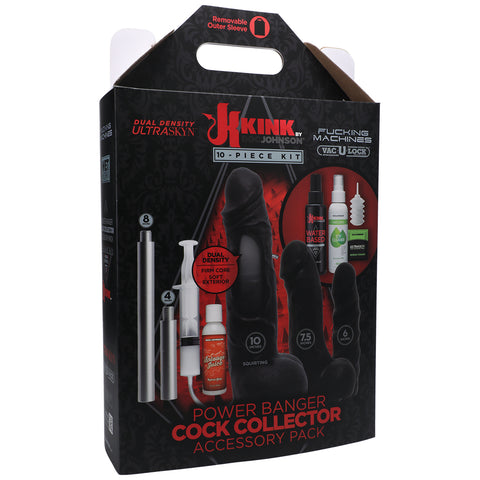 Kink Power Banger Cock Collector Accessory Pack 10 Piece Kit