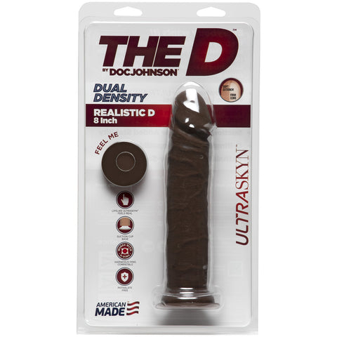 The D Realistic D 8 Inch Ultraskyn Chocolate