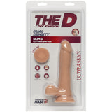 The D Slim D 6.5 Inch With Balls Ultraskyn Vanilla