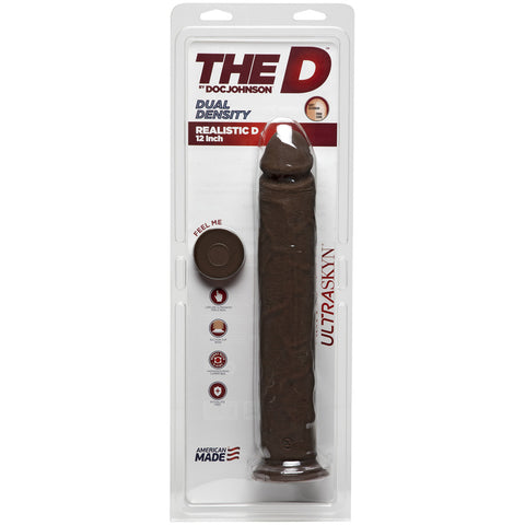 The D Realistic D 12 Inch Ultraskyn Chocolate