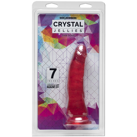 Crystal Jellies Thin Dong 7 Inch Pink