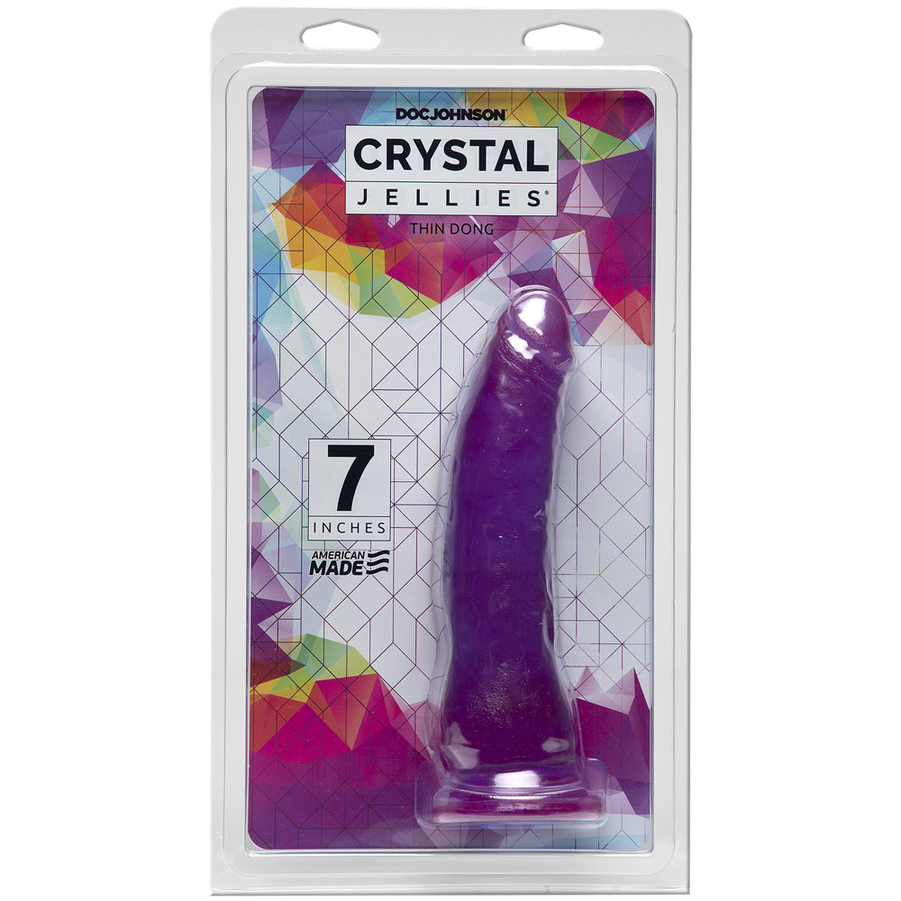 Crystal Jellies Thin Dong 7 Inch Purple