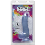 Crystal Jellies Master Cock With Balls 7.5 Inch Clear