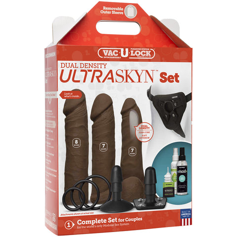 Vac-U-Lock Dual Density Ultraskyn Set Chocolate