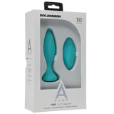 A-Play Vibe Beginner Rechargeable Silicone Anal Plug With Remote Teal