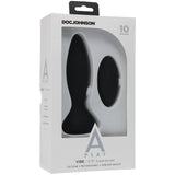 A-Play Vibe Experienced Rechargeable Silicone Anal Plug With Remote Black