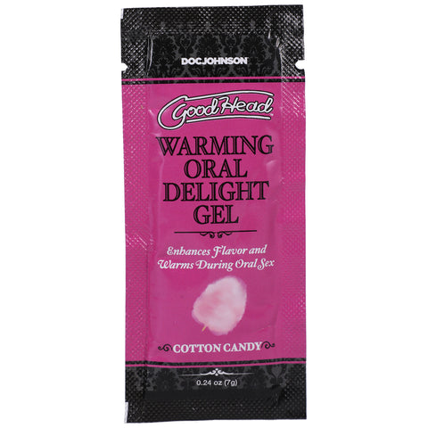 Goodhead Warming Oral Delight Gel Cotton Candy 48 Pieces 0.24 oz.