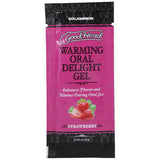 Goodhead Warming Oral Delight Gel Strawberry 48 Pieces 0.24 oz.