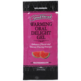 Goodhead Warming Oral Delight Gel Watermelon 48 Pieces 0.24 oz.