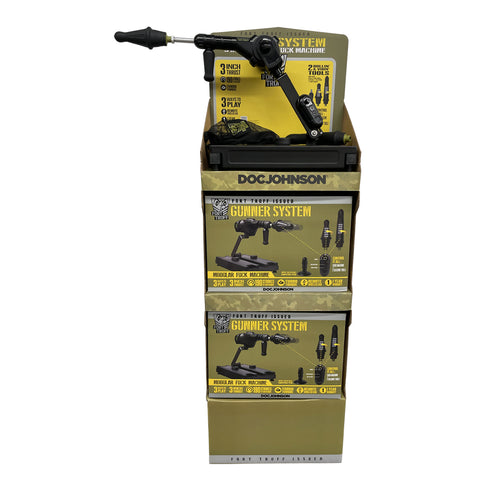 Fort Troff Ft Gunner 3-In-1 Fuck Machine Corrugated Display