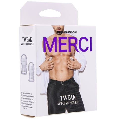 Merci Tweak Nipple Sucker Set Clear