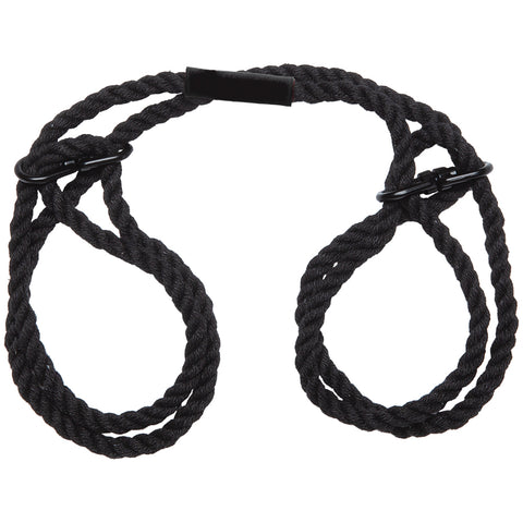 Merci Restrain 6mm Hemp Wrist Or Ankle Cuffs Black