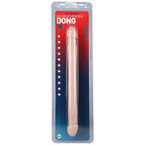 Double Header Dong - 18 Inch - Smooth White