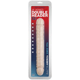 Jr. Veined Double Header - 12 Inch White