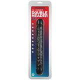 Jr. Veined Double Header - 12 Inch Black