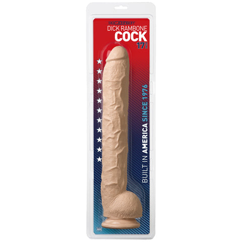 Dick Rambone Cock - 17 Inch White