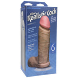 The Realistic Cock - With Removable Vac-U-Lock Suction Cup - 6 Inch - Vanilla