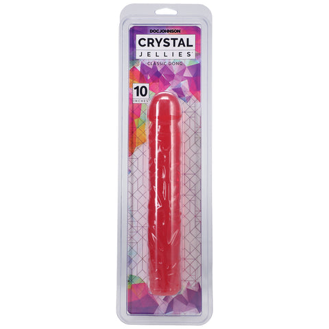 Crystal Jellies - 10 Inch Classic Dong Pink