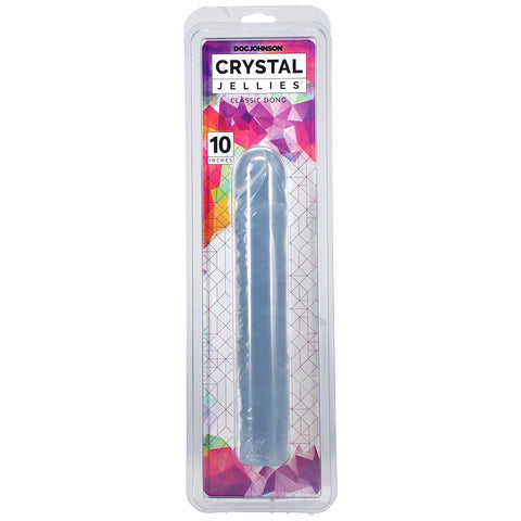 Crystal Jellies - 10 Inch Classic Dong Clear