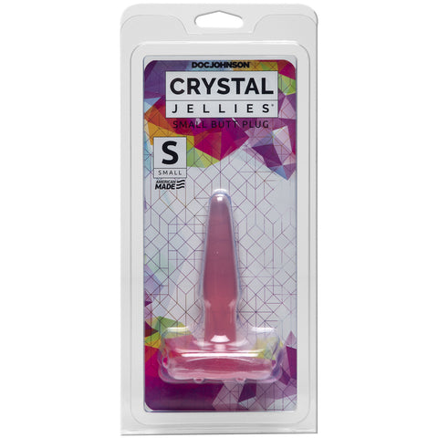 Crystal Jellies - Small Butt Plug Pink