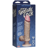 The Realistic Cock - Vibrating - 8 Inch Vanilla