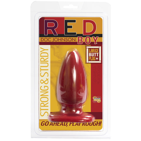 Red Boy - Butt Plug - Large Red