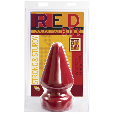 Red Boy - Butt Plug - Xl The Challenge Red