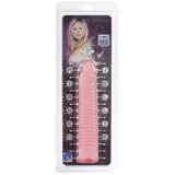 Vivid - 7 Inch Ribbed Jellie - Dong - Tawny Pink