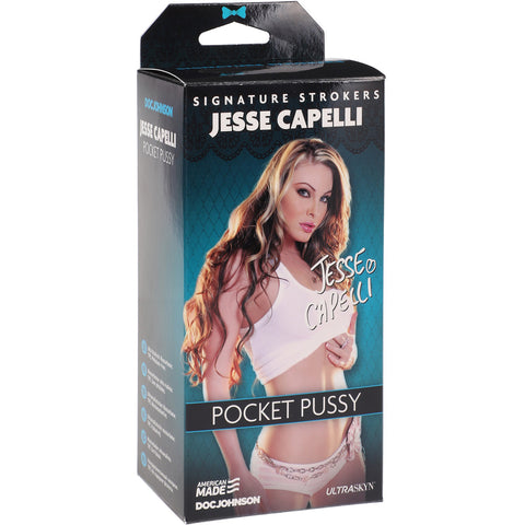 Signature Strokers Jesse Capelli Ultraskyn Pocket Pussy Vanilla