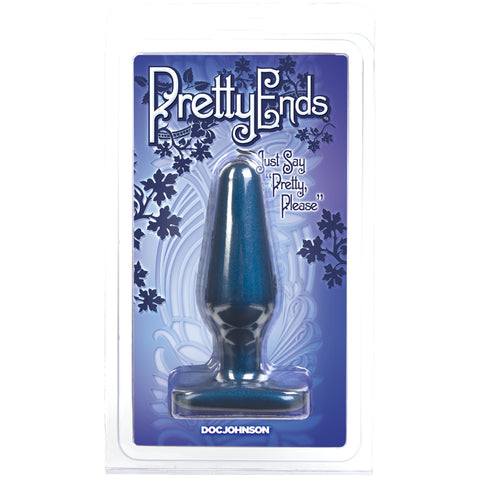 Pretty Ends - Iridescent Butt Plug - Medium Midnight Blue