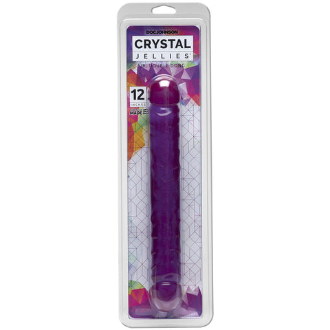 Jr. Double Dong Purple Jellie 12 Inch