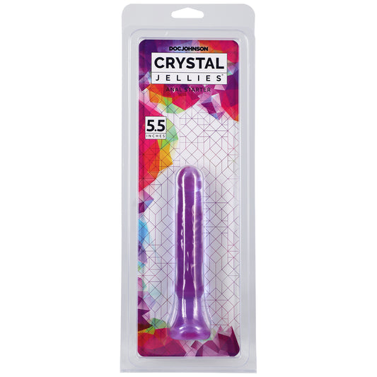 Crystal Jellies - Anal Delight - 5 Inch Purple