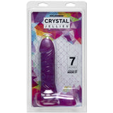 Crystal Jellies 7 Inch Ballsy Super Cock Purple