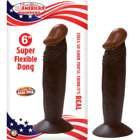 Afro American Whoppers 6 Inch Dong Brown