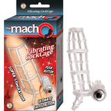 The Macho Vibrating Cockcage Clear