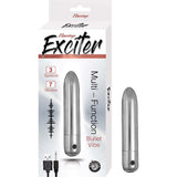 Exciter Multi Function Bullet Vibe Silver