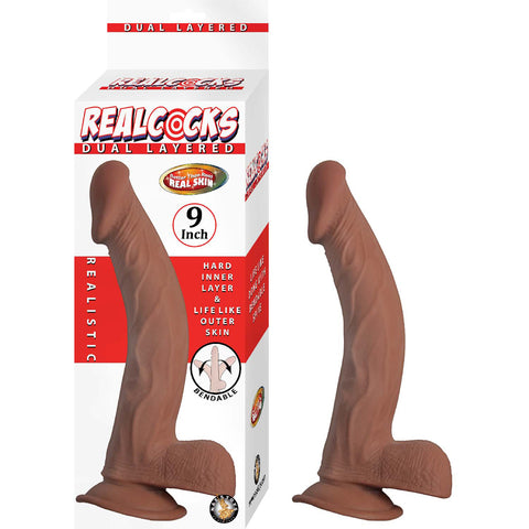 Realcocks Dual Layered 9 inch Brown