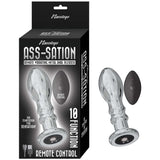 Ass-Sation Remote Vibrating Metal Anal Pleaser Silver