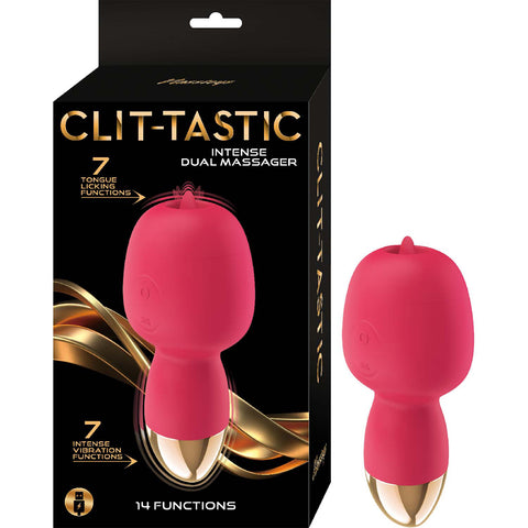 Clit-Tastic Intense Dual Massager Coral