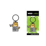 Purr Purr Pass Key Chain