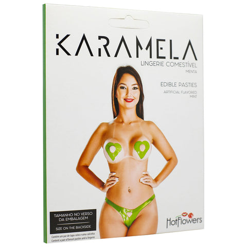 Edible Lingerie Karamela Mint O/S