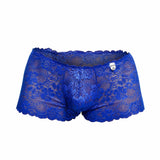 Rose Lace Boy Short Royal L/Xl