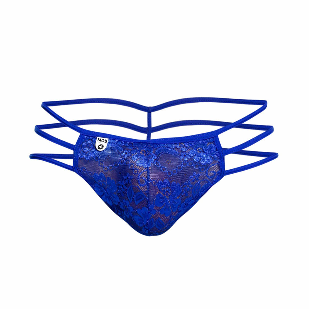 Triple Lace String Thong Royal S/M