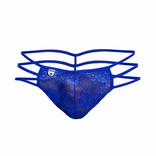 Triple Lace String Thong Royal L/Xl