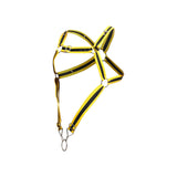 Dngeon Cross Cockring Harness Yellow One Size