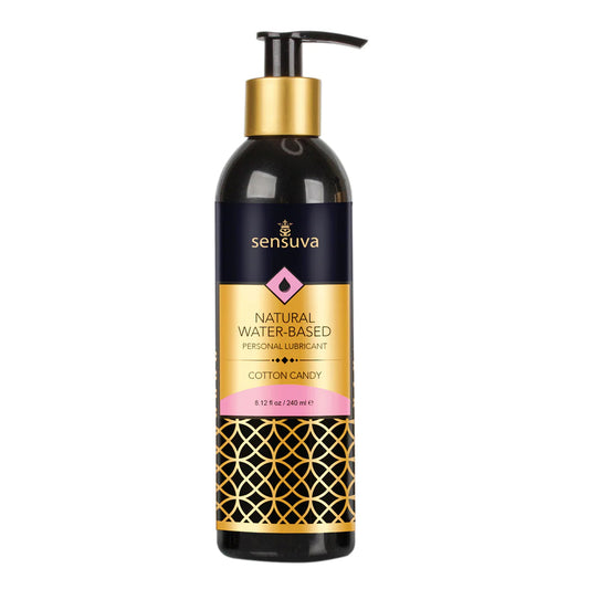 Natural Water-Based Personal Lubricant Cotton Candy 8 oz. Bottle
