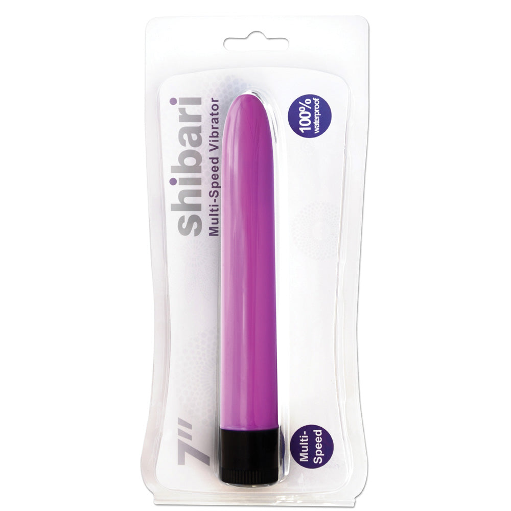 Shibari 7 Inch Multi-Speed Vibrator Pink