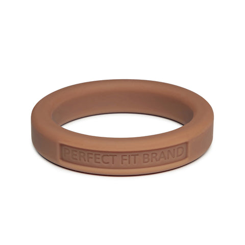 Classic 1.4 Inch (36 mm) Silicone Med. Stretch Penis Ring Skintone 2